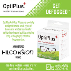 OptiPlus anti-fog wipes for screens keep phones and laptops clear on the go