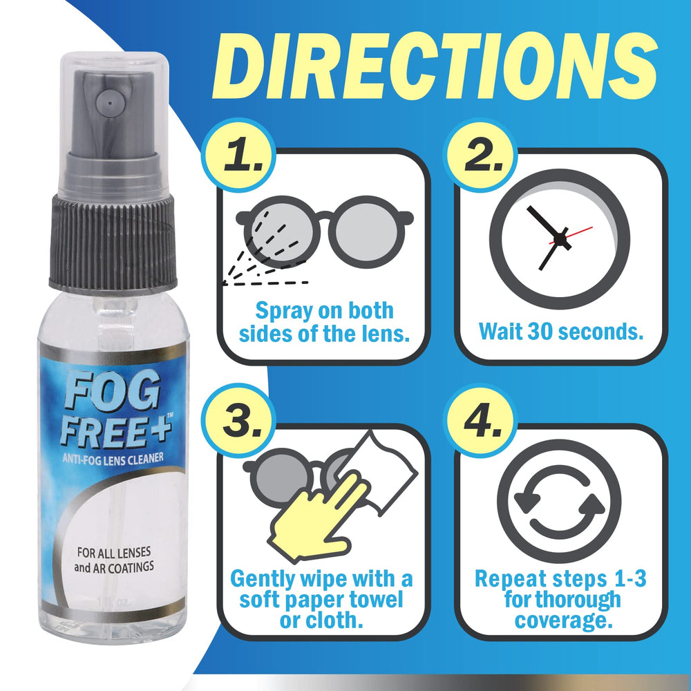 OptiSource Fog Free Plus long-lasting defog effect reduces reapplication.