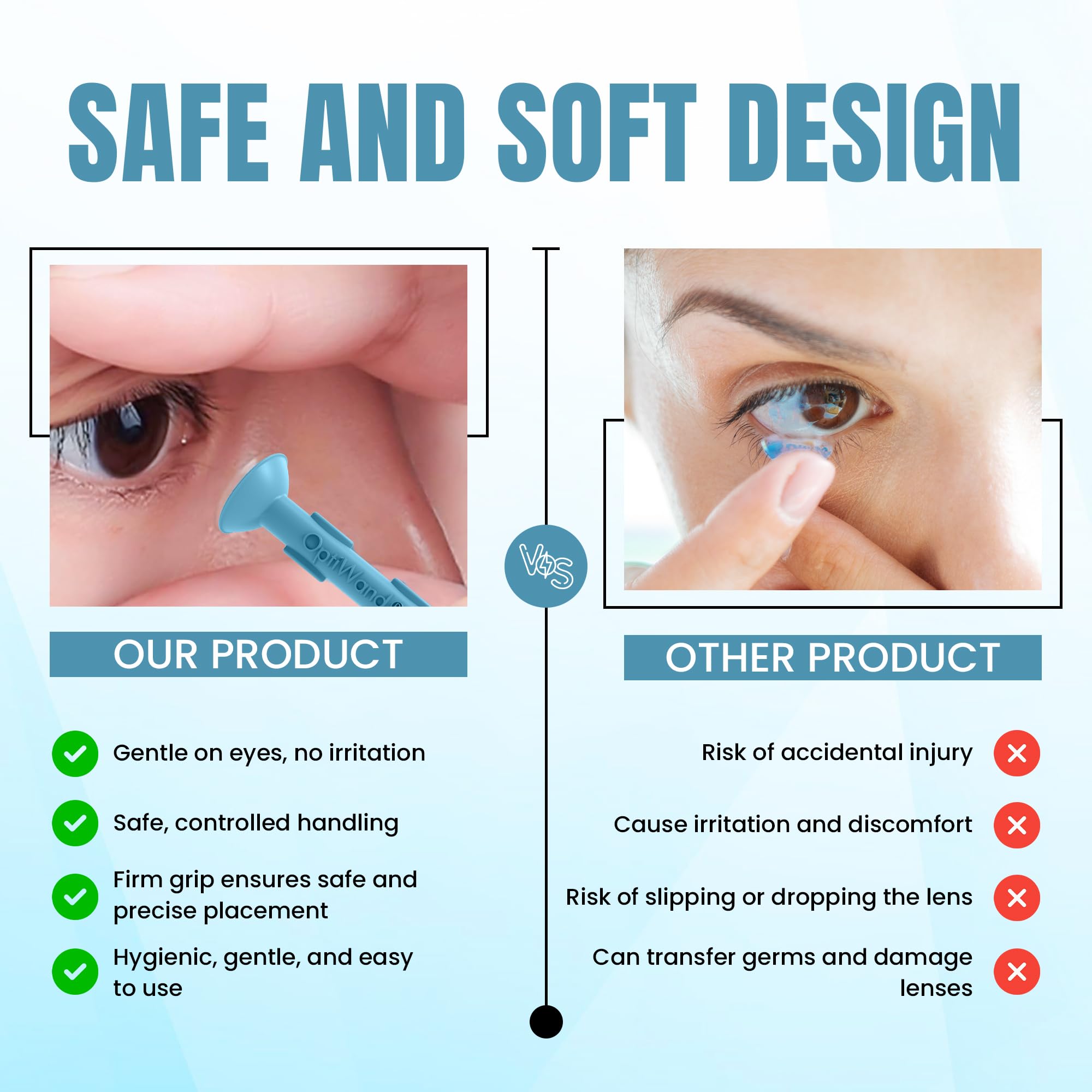 OptiWand is beginner-friendly, making insertion and removal simpler and more comfortable.