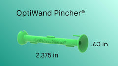 OptiWand Travel-size lens accessory fits purses and bags.