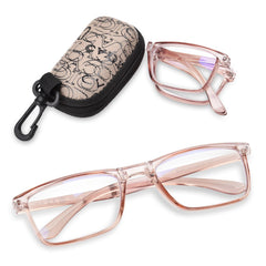 OPTOFENDY folding reading glasses in black, ultra-light and portable for daily use.