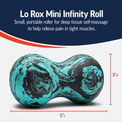 OPTP LO ROX Mini Infinity Roll targets neck and shoulders for tension release