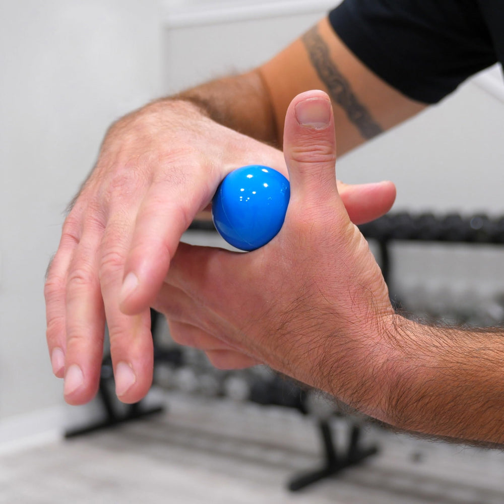 OPTP Mini Balls 40mm diameter ideal for precise hand and finger workouts.