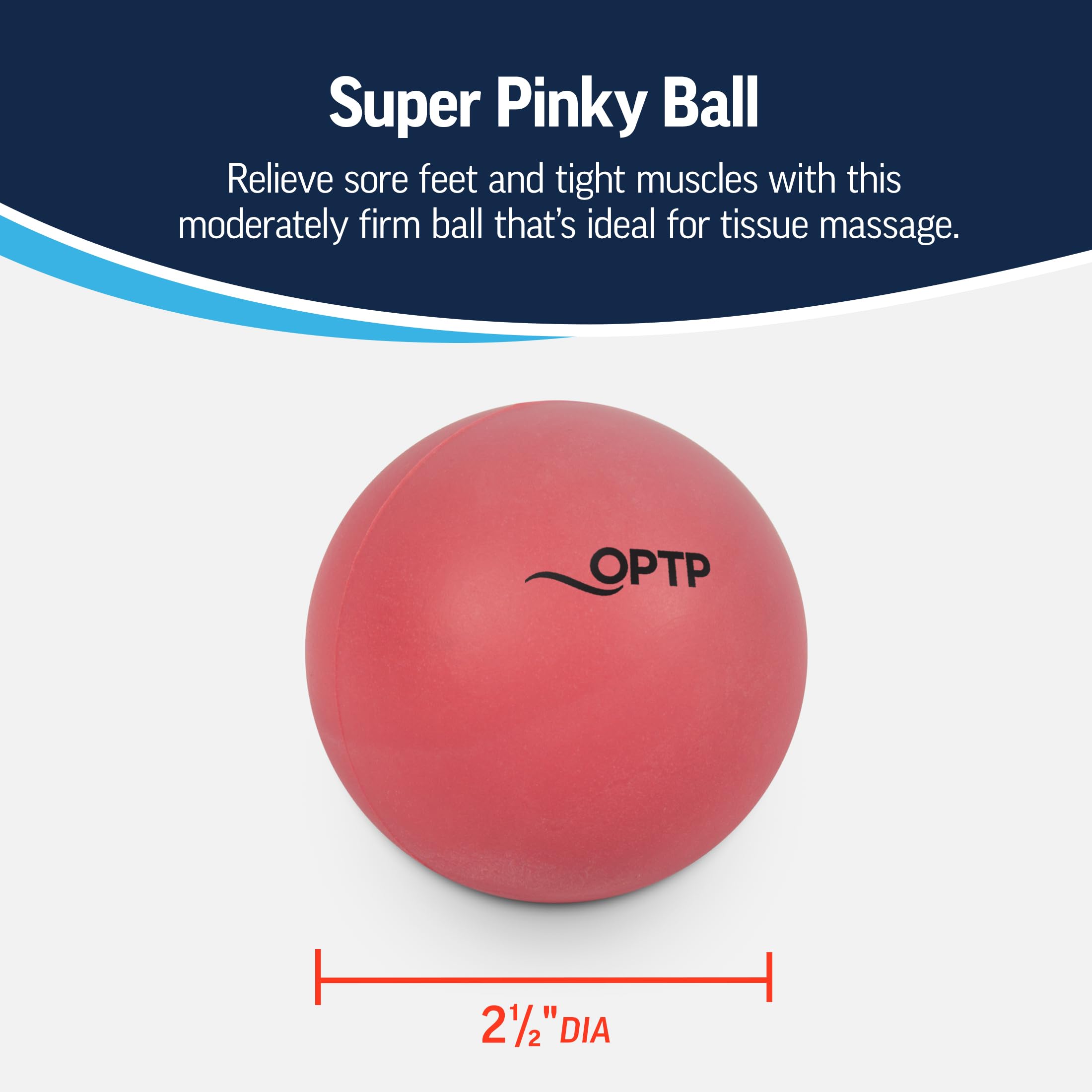 OPTP Super Pinky Ball, masaje en planta del pie para relajación