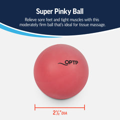 OPTP Super Pinky Ball, masaje en planta del pie para relajación