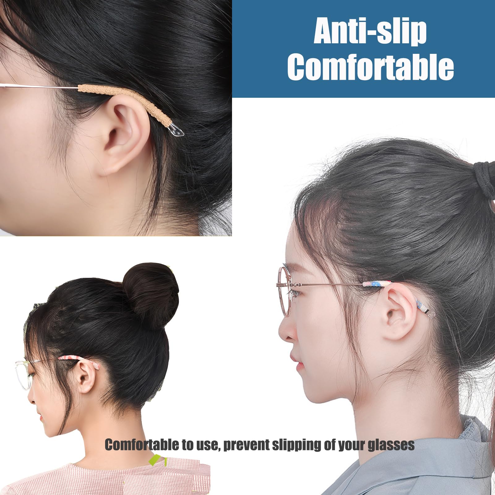 OPUGIT anti-slip glasses grip tape keeps frames secure during activities