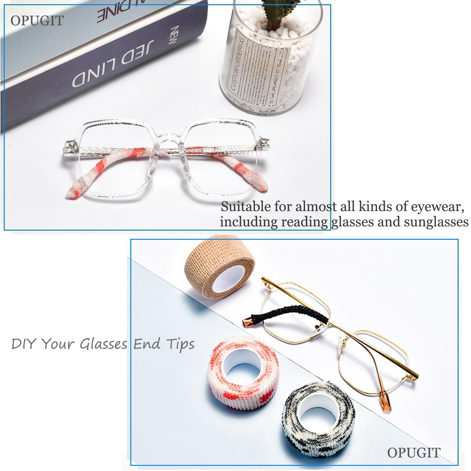 OPUGIT easy removal leaves no adhesive residue on frames