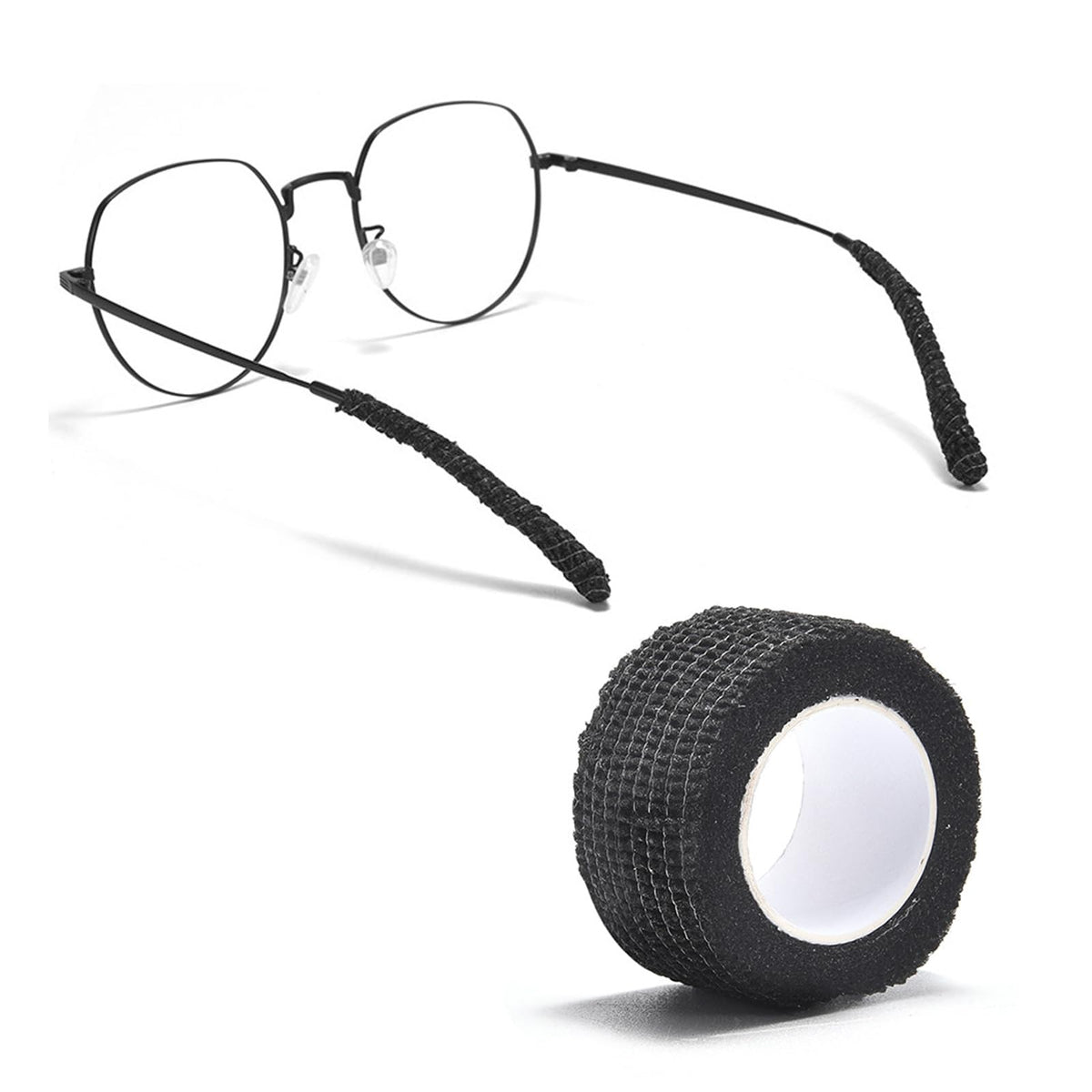 OPUGIT glasses ear cushion bandage roll for customizable temple grip and comfort