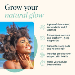Ora Organic BeYouTiful astaxanthin capsule image highlighting algae-derived antioxidant for skin vitality.