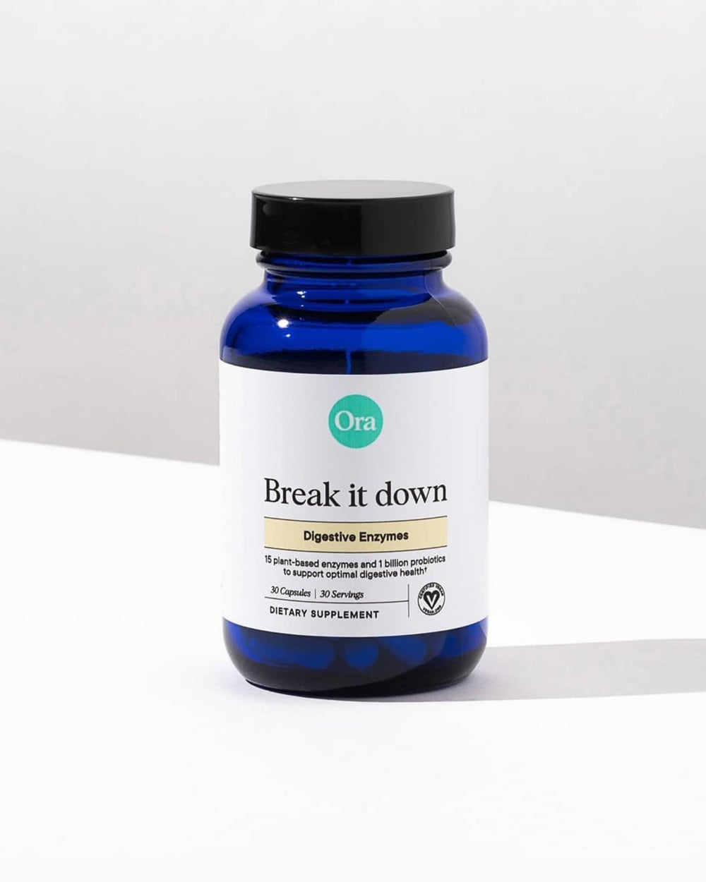 Ora Organic Break It Down on-the-go usage demonstrates convenient mealtime support