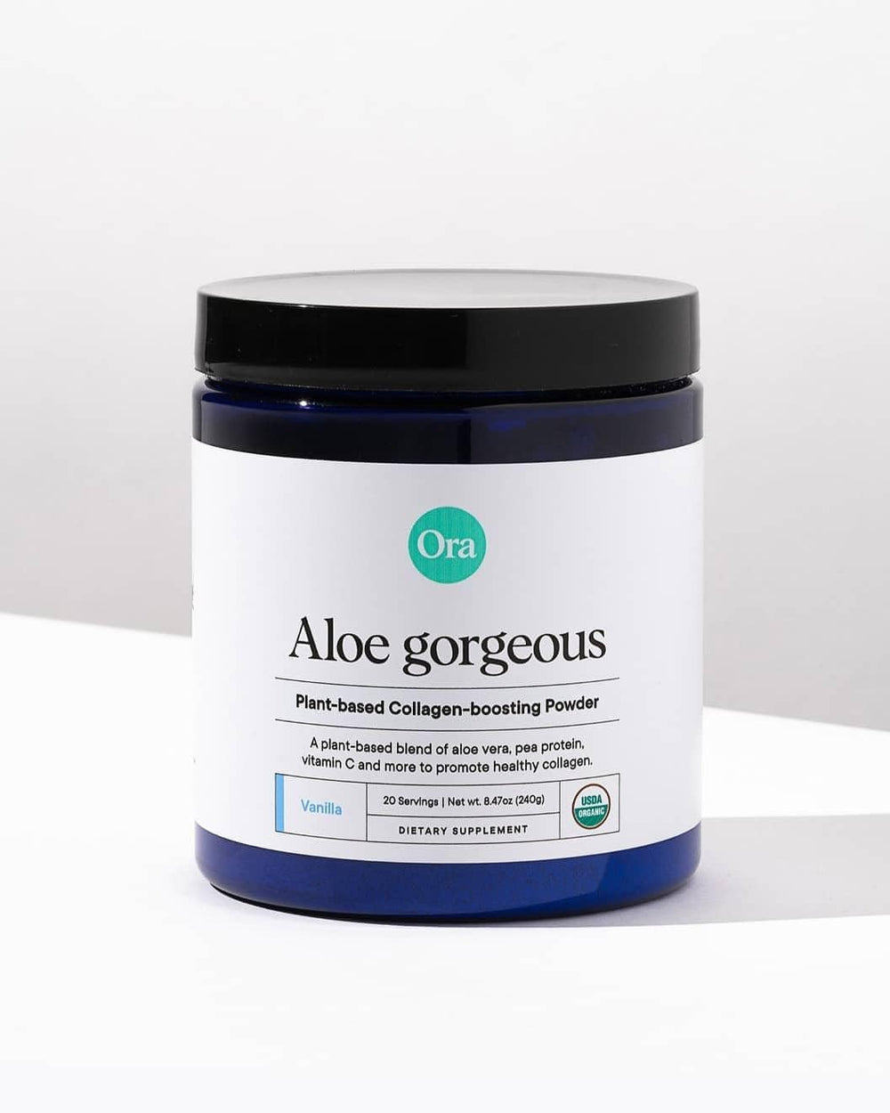 Ora Organic glow-focused close-up on healthy hair, skin, and nails.