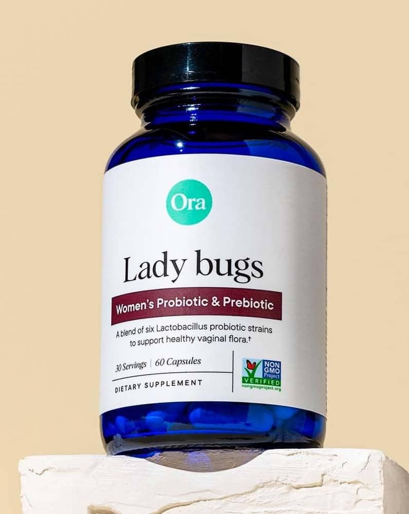 Ora Organic Lady Bugs daily-use illustration suggests easy, convenient routine