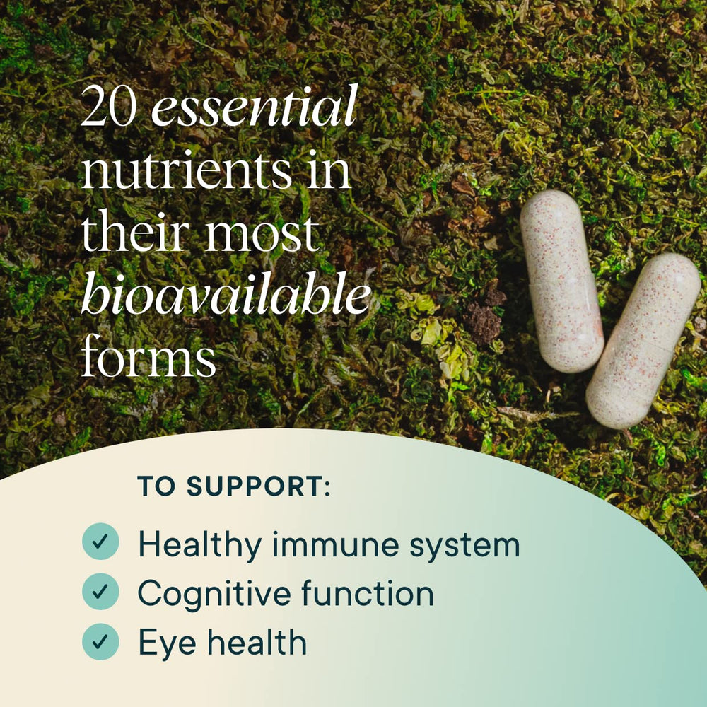 Ora Organic Modern Multivitamin immune-support emphasis on zinc and vitamin D3.