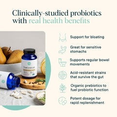 Ora Organic Probiotics 52B CFU capsules for gut balance