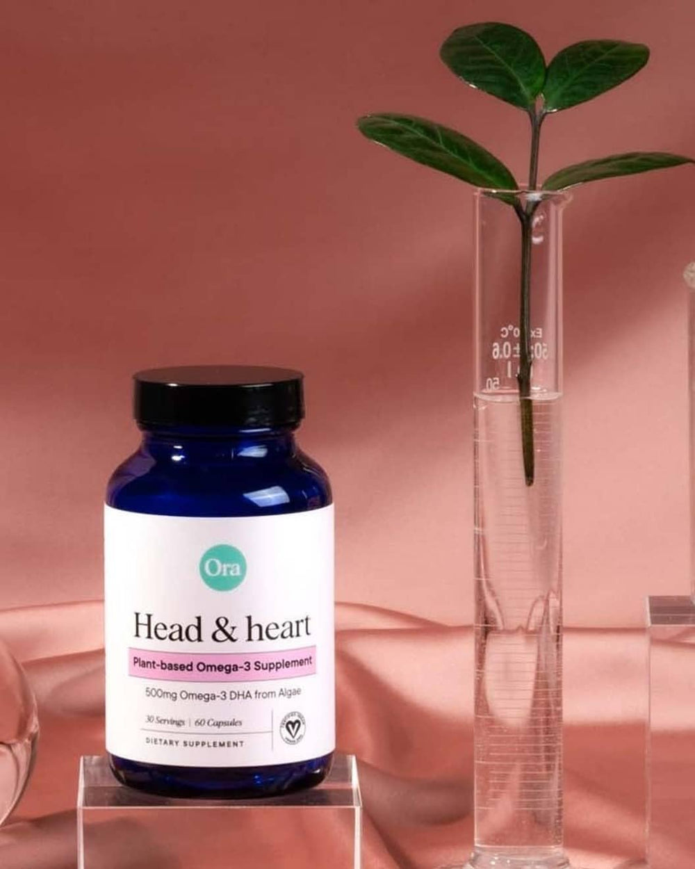 Ora Organic no-fillers DHA capsules underline a simple, clean ingredient list.