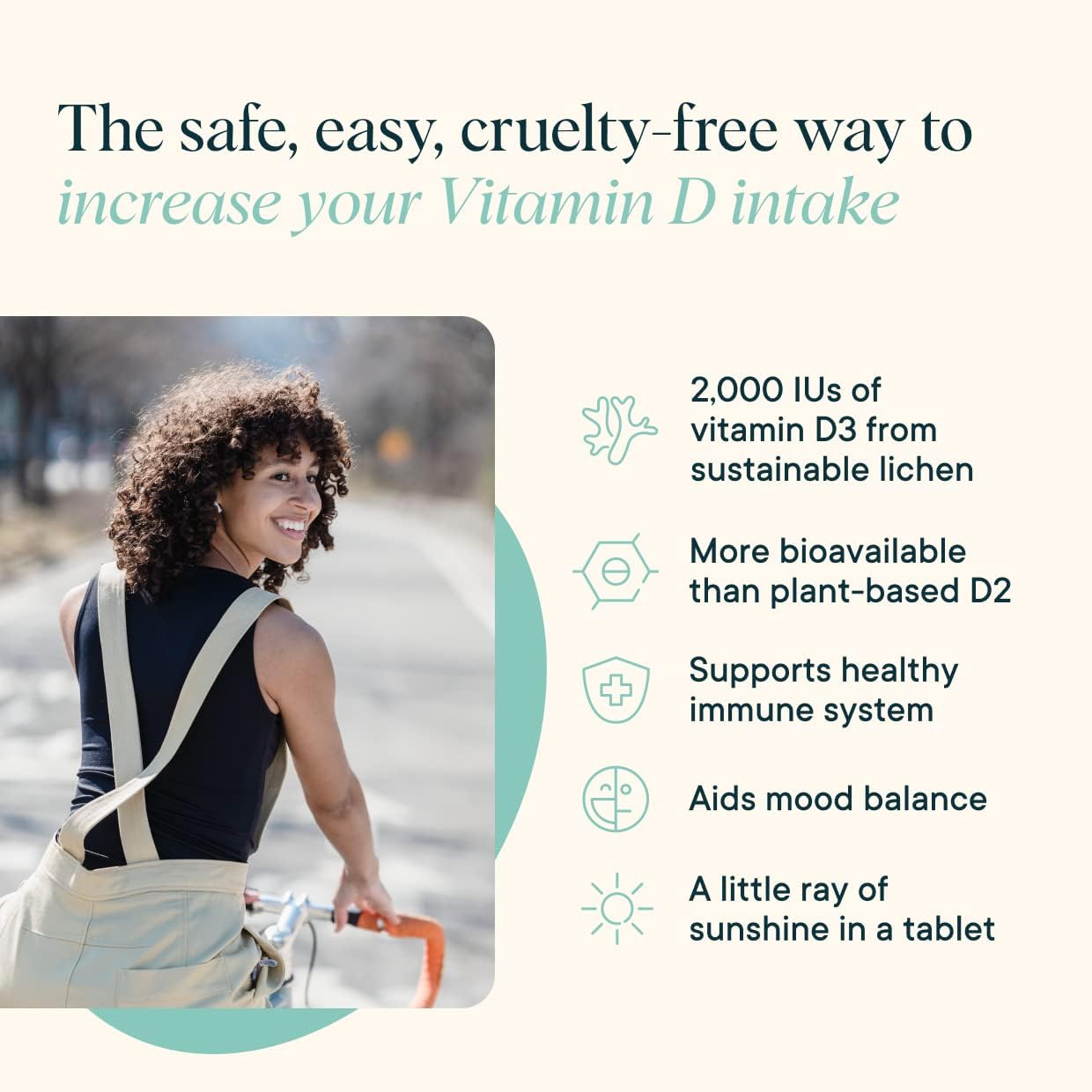 Ora Organic Vitamin D3 vanilla chewables close-up showing flavor