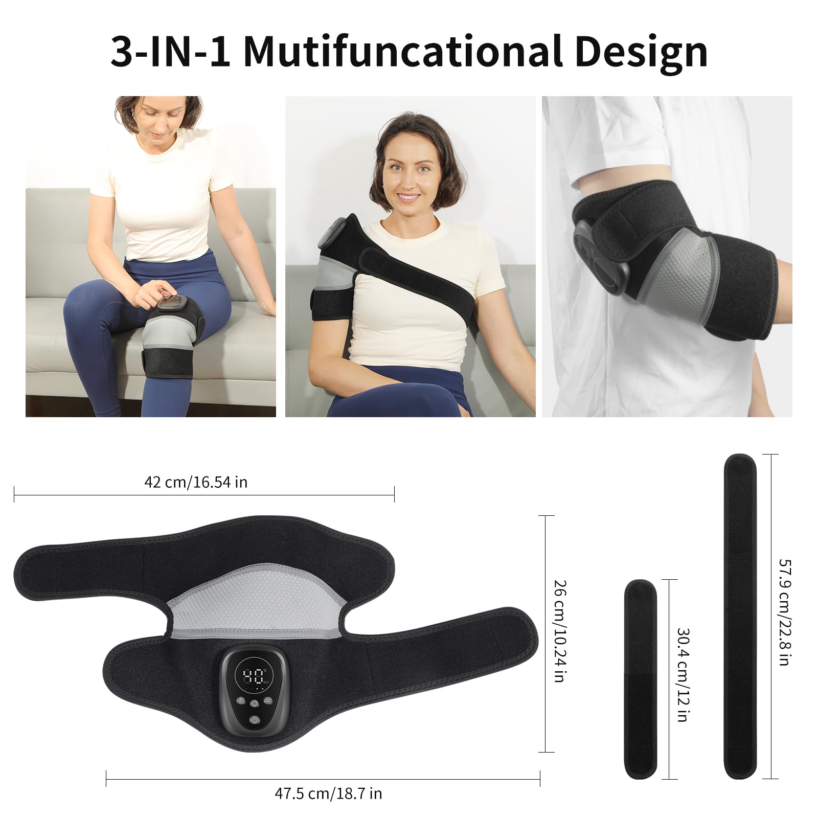 Oramuon cordless massager with 5000 mAh battery for on the go