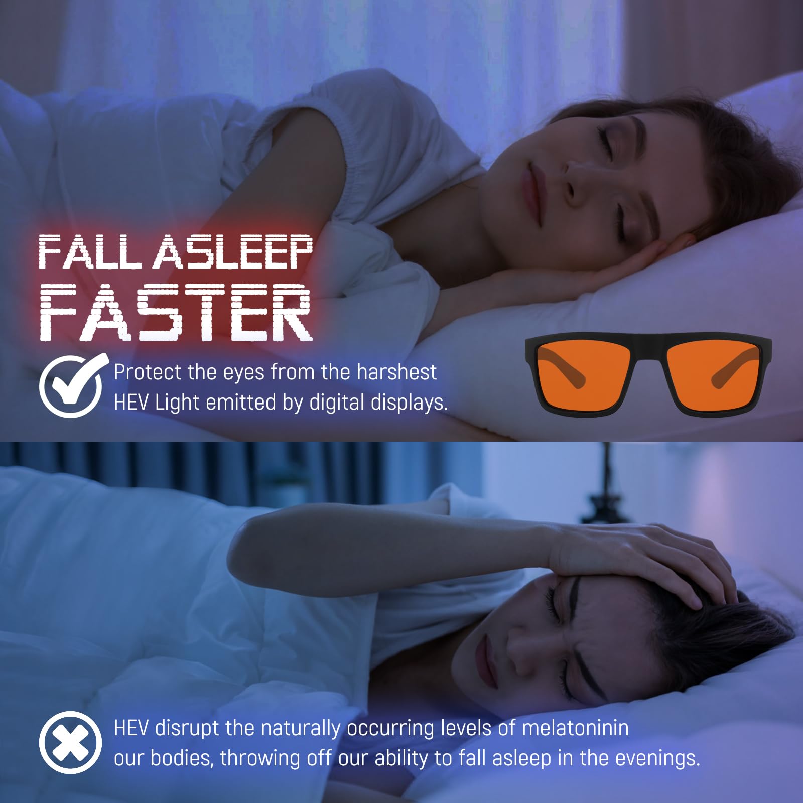 ORANZI blue light glasses filter blue light to reduce eye strain during long sessions