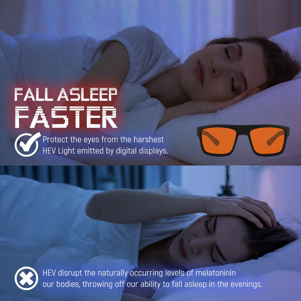 ORANZI blue light glasses filter blue light to reduce eye strain during long sessions