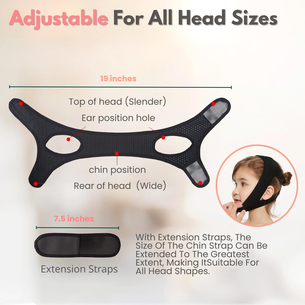 Orapink chin strap supports nasal breathing focus during bedtime routine