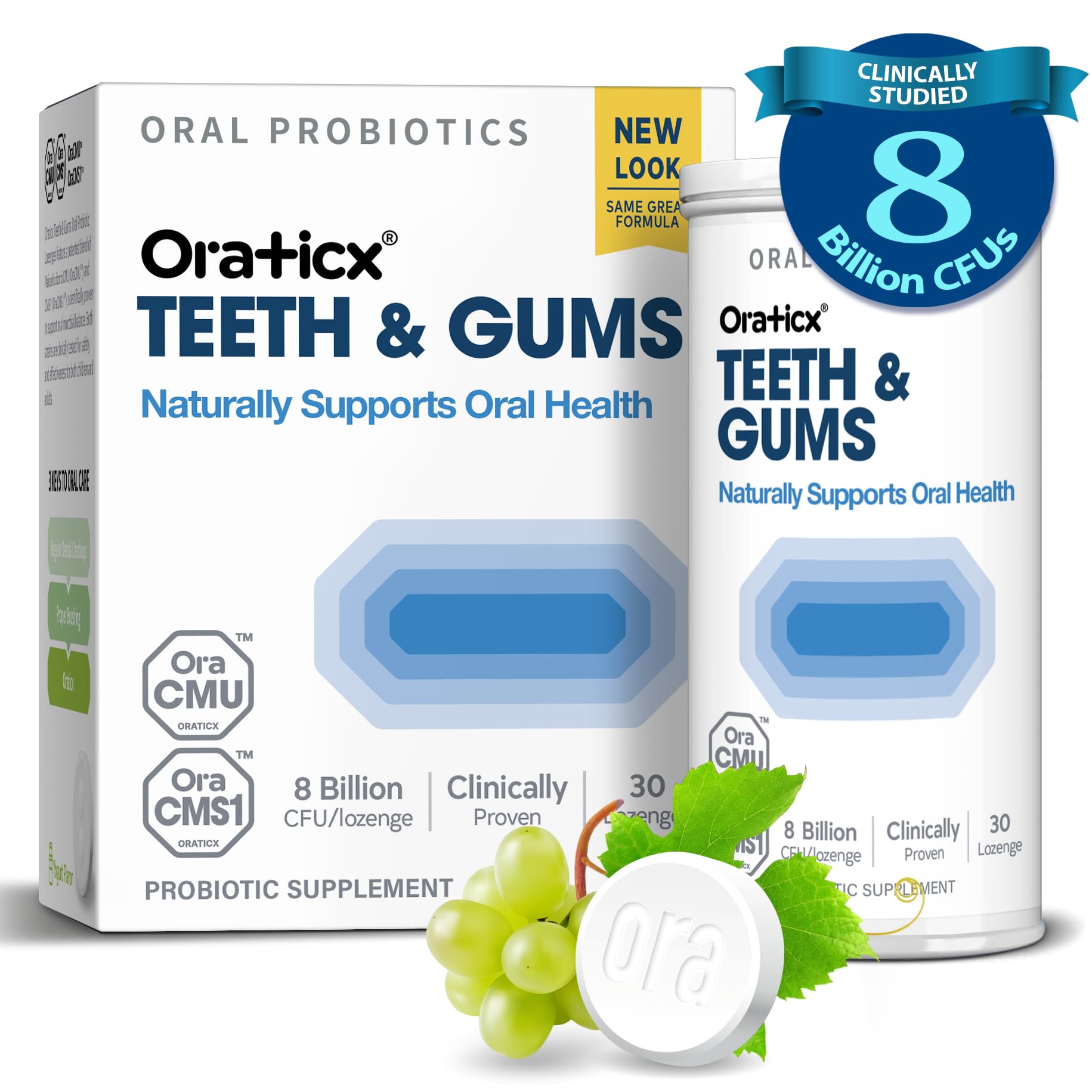 OraTicx melt-in-mouth action captured for convenient on-the-go use.