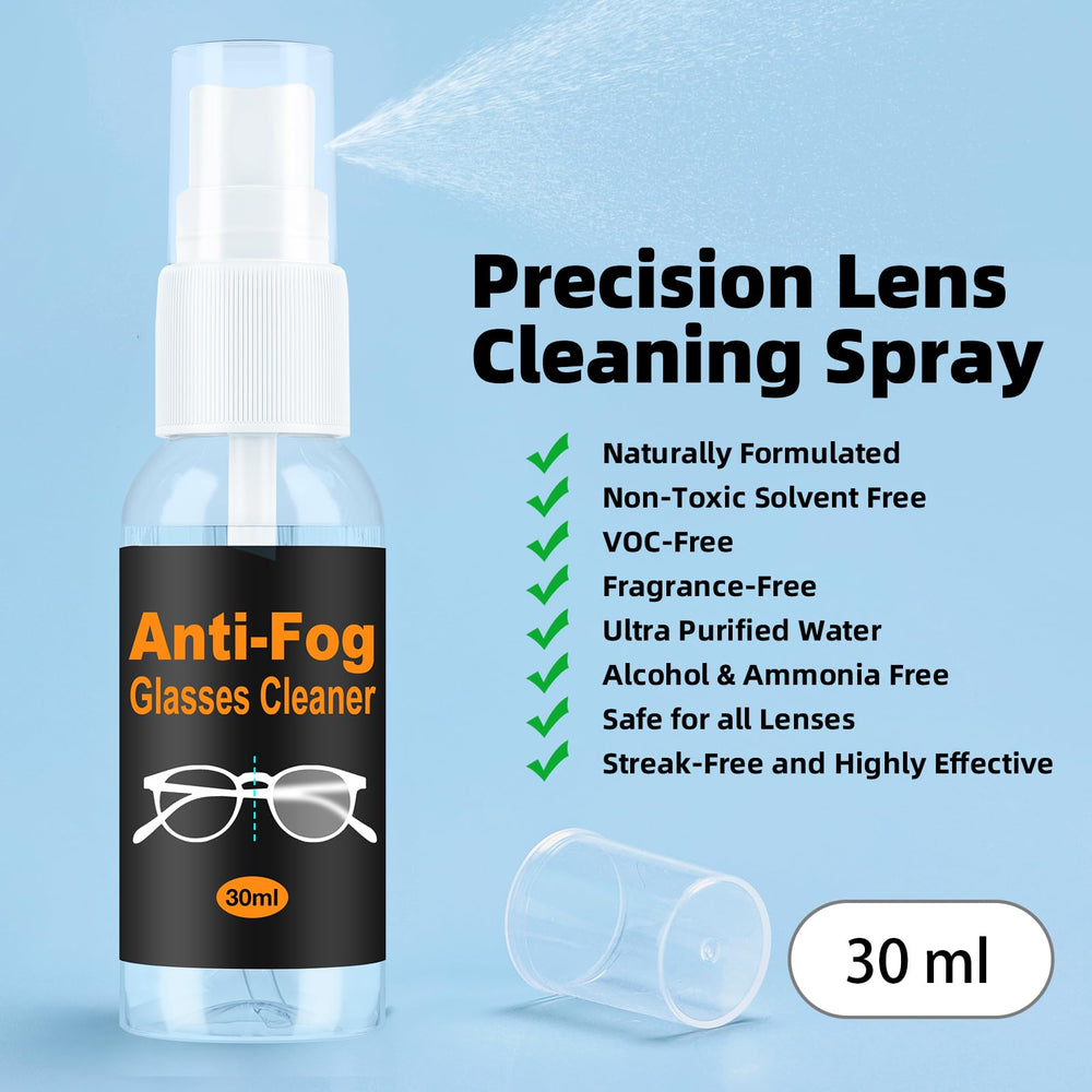 Ordilend high-density soft brush for safe lens cleaning.