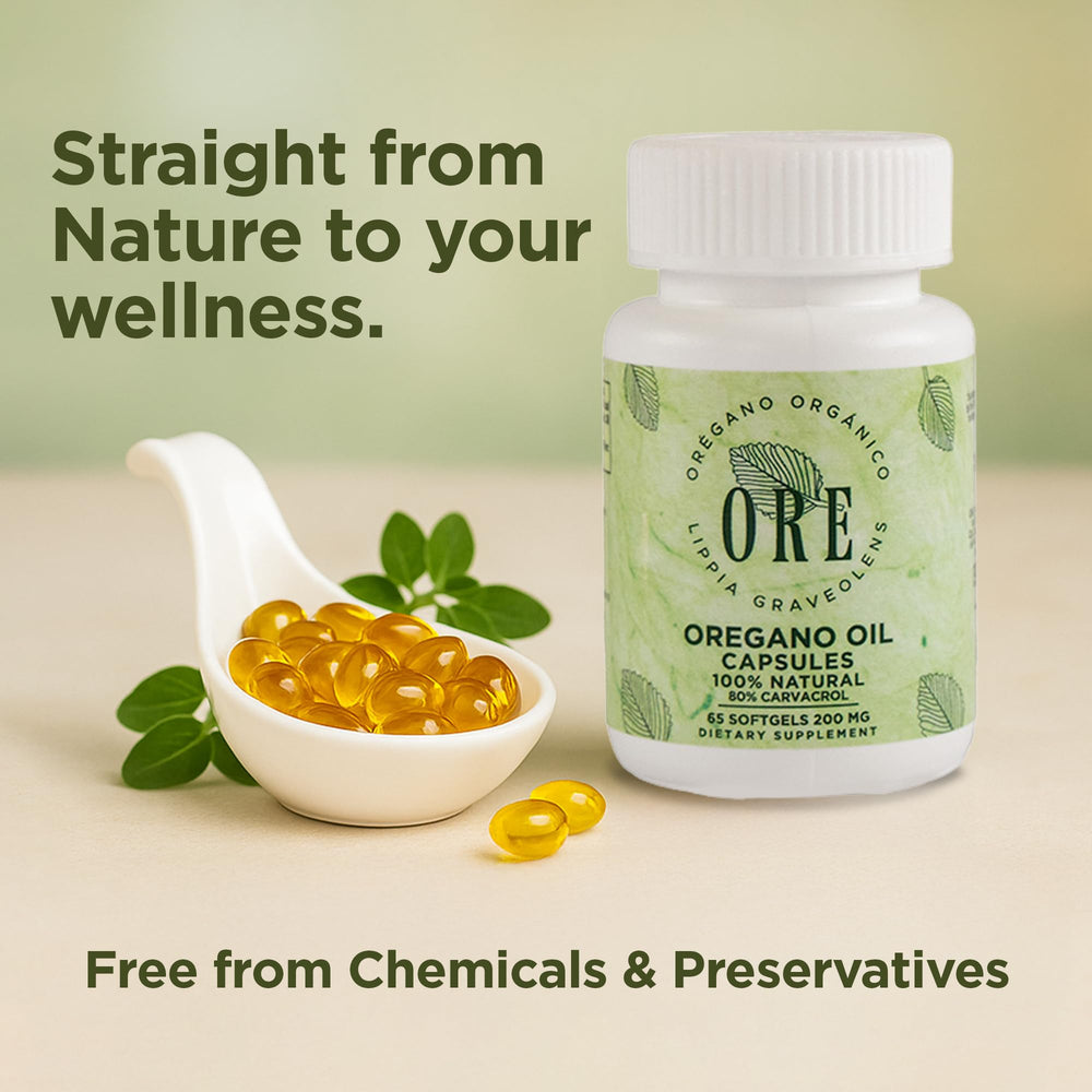 ORE immune support softgels pack ready for daily use