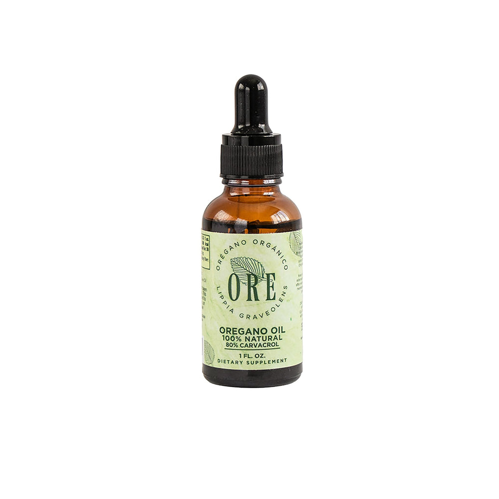 ORE Mexican oregano oil drops bottle with dropper for internal use
