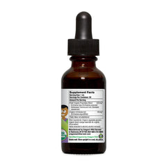 Oregon's Wild Harvest Alcohol-Free Glycerites amber bottle with easy dosing