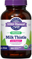Oregon's Wild Harvest Milk Thistle bottle for daily wellness.