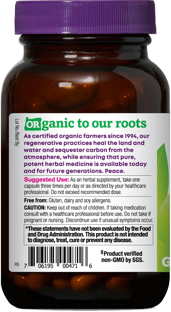 Oregon's Wild Harvest organic ingredients emphasize small-batch potency.