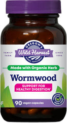 Oregon's Wild Harvest Wormwood organic bottle showing premium herbal supplement