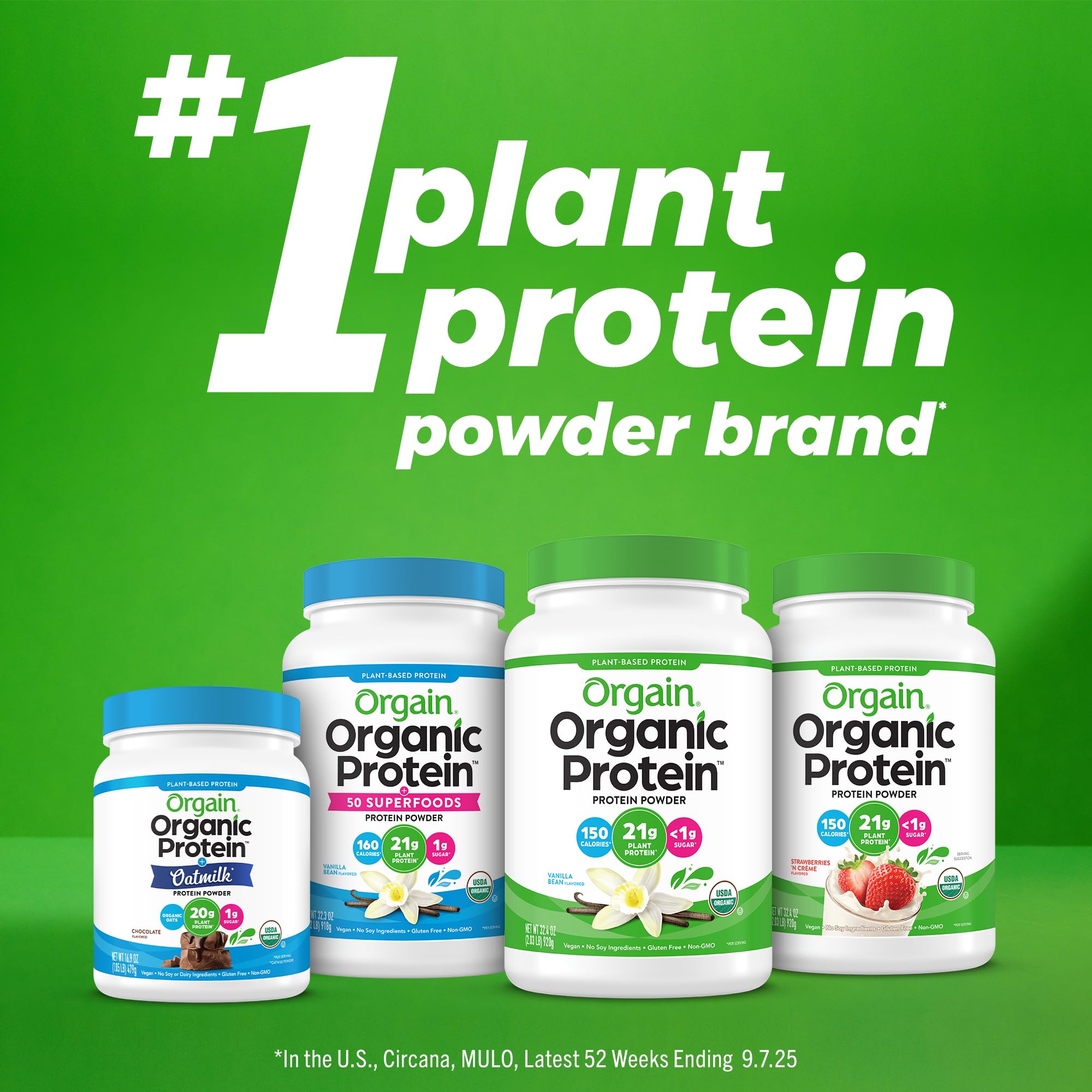 Orgain probiotic-enhanced blend signals gut-friendly daily support.