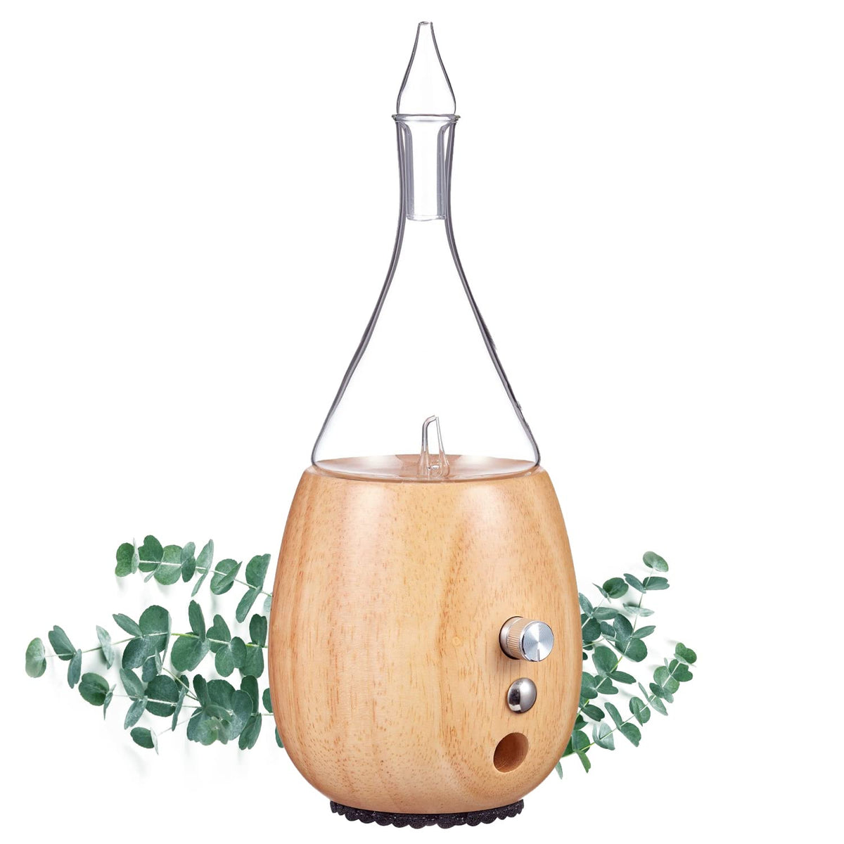 Organic Aromas Raindrop 2.0 diffuser, outer view, compact design for room scents.