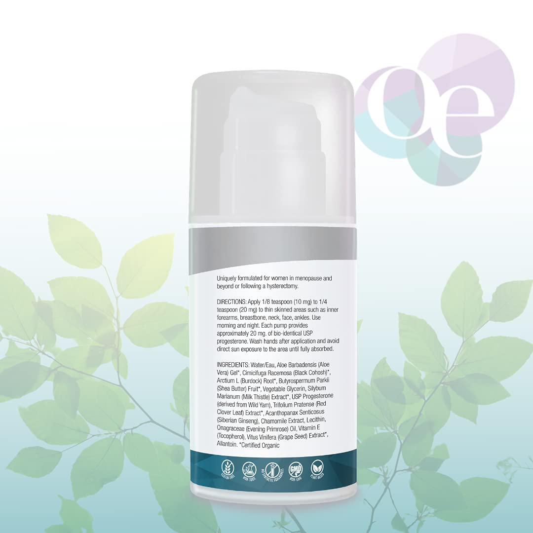 Label close-up highlighting organic ingredients and fragrance-free formula