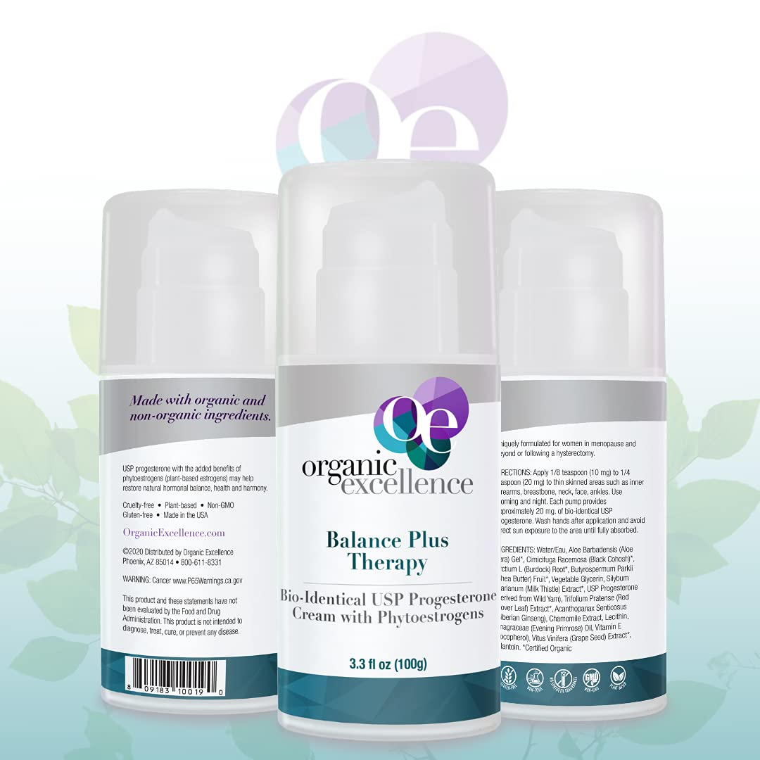 Phytoestrogen blend imagery suggesting plant-based estrogen support