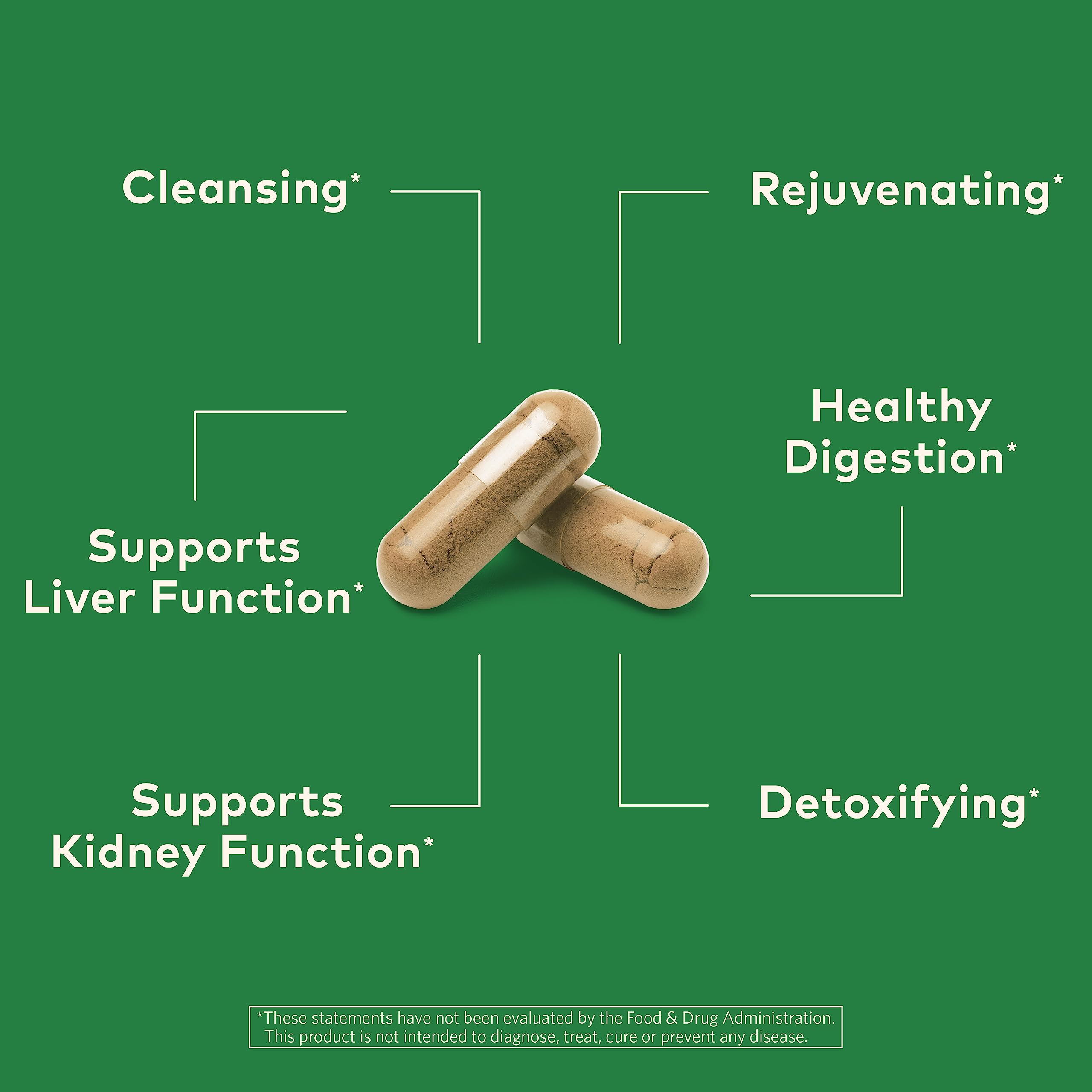 Organic India Liver Kidney capsules designed for daily support of liver and kidney function.