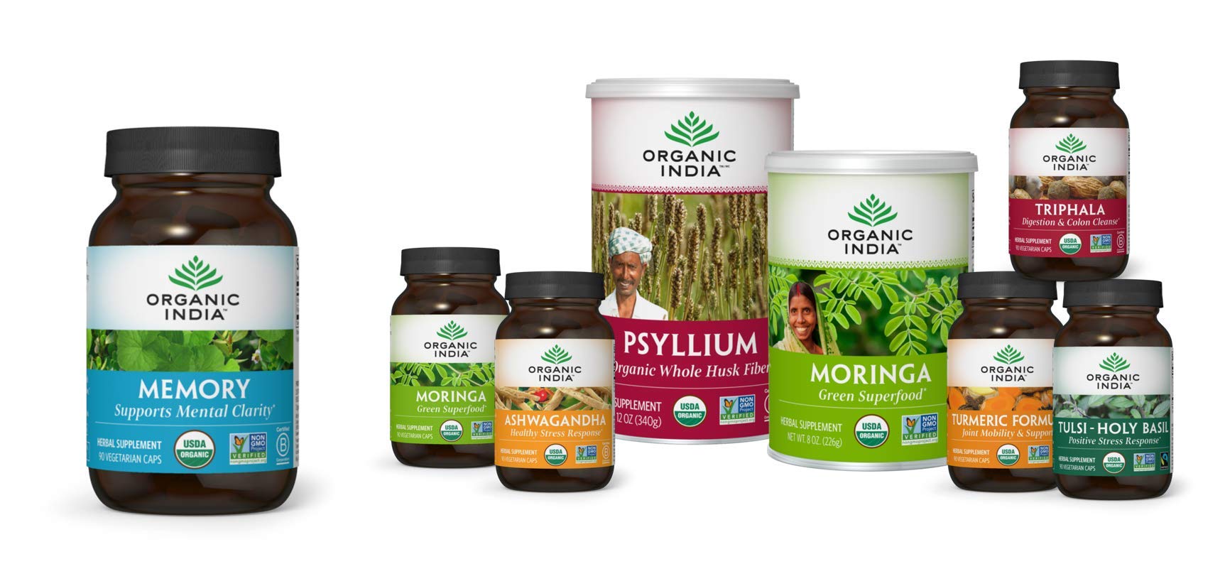 Organic India Memory usage desk setup suggesting convenient daily intake