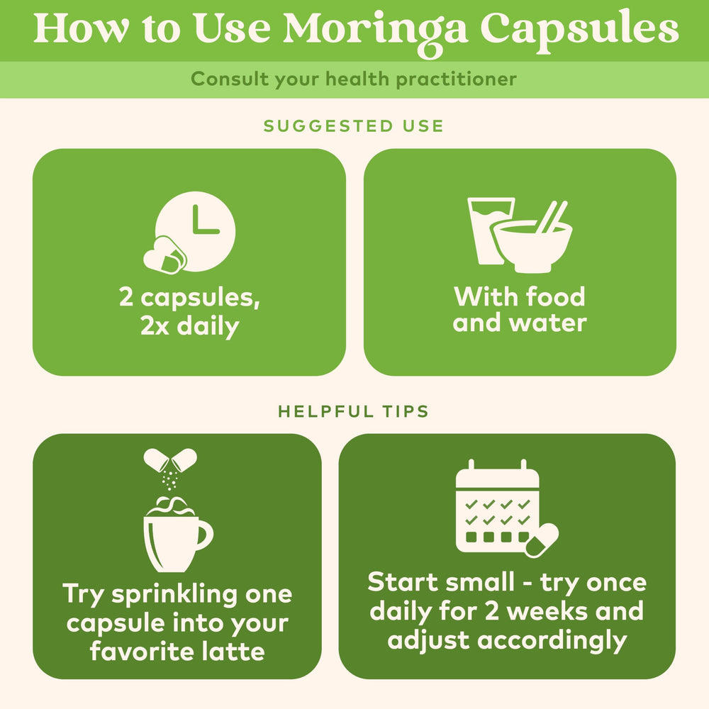 Organic India Moringa dried moringa leaf evokes fresh greens and vitality