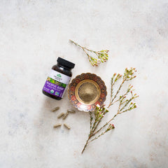 Organic India Peaceful Sleep ingredients: Ashwagandha, Tulsi, Gotu Kola