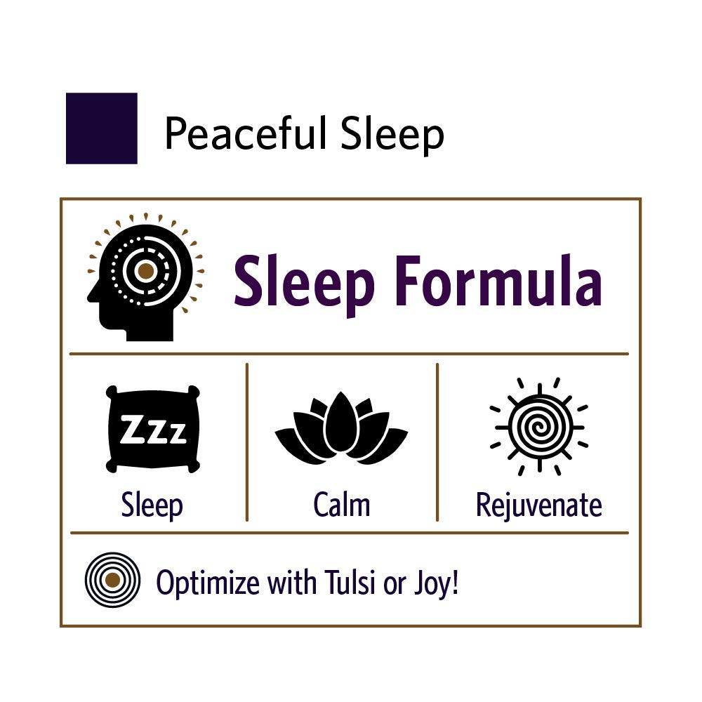 Organic India Peaceful Sleep capsules being dispensed