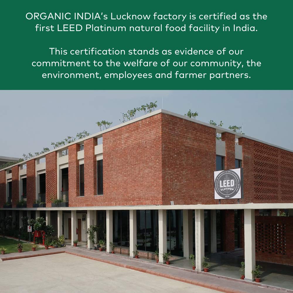 Packaging box of Organic India Peaceful Sleep on a clean surface