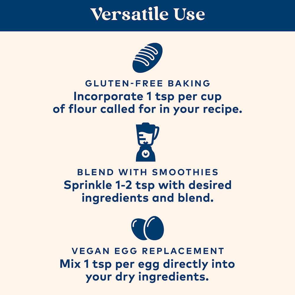 Organic India Psyllium Husk Powder used in baking to boost fiber.