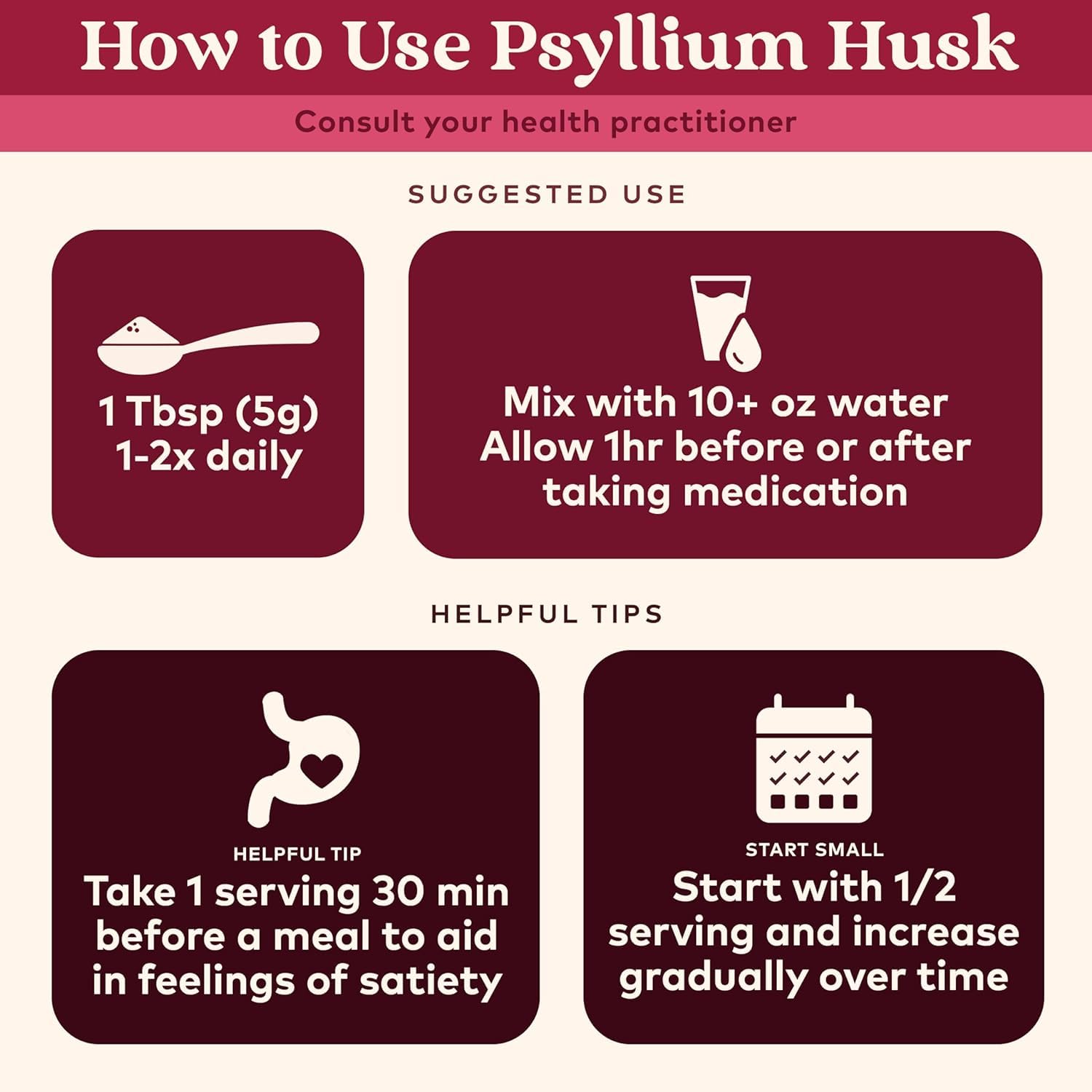 Stirring ORGANIC INDIA psyllium husk powder into water for easy mixing.