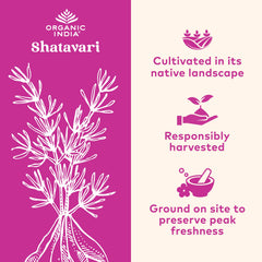 Organic India Shatavari is vegan, gluten-free, and kosher certified.