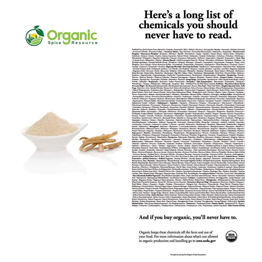 Organic Spice Resource Ashwagandha powder raw from India authenticity