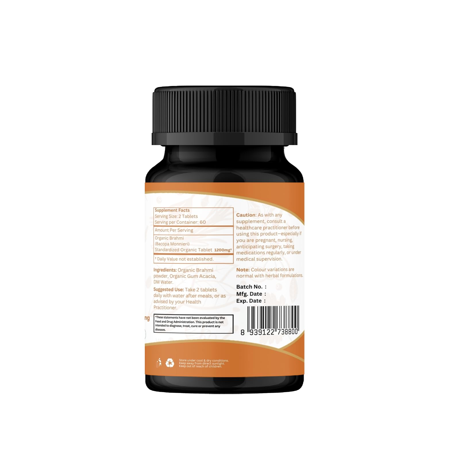 Organic Spree Brahmi product with GMP facility quality emphasis