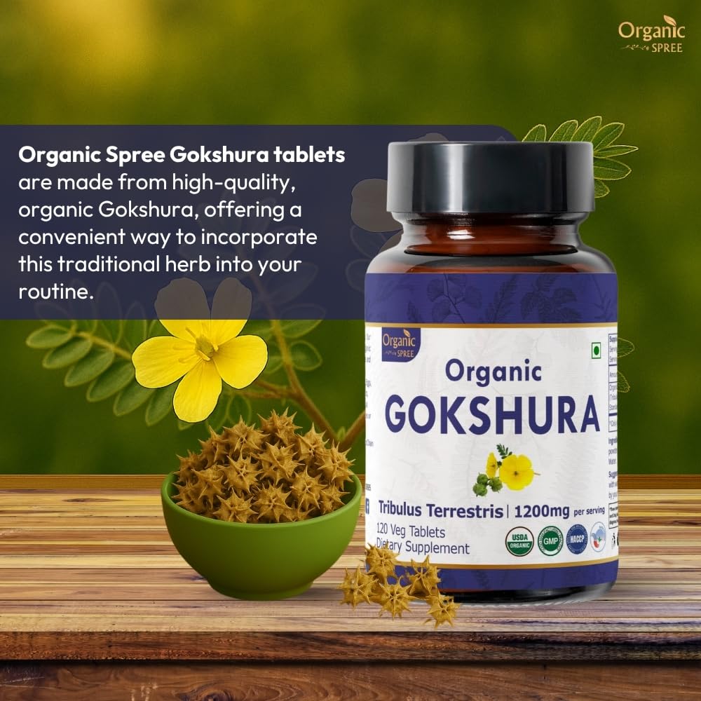 Bottle label detail showing Organic Spree branding and USDA Organic certification.