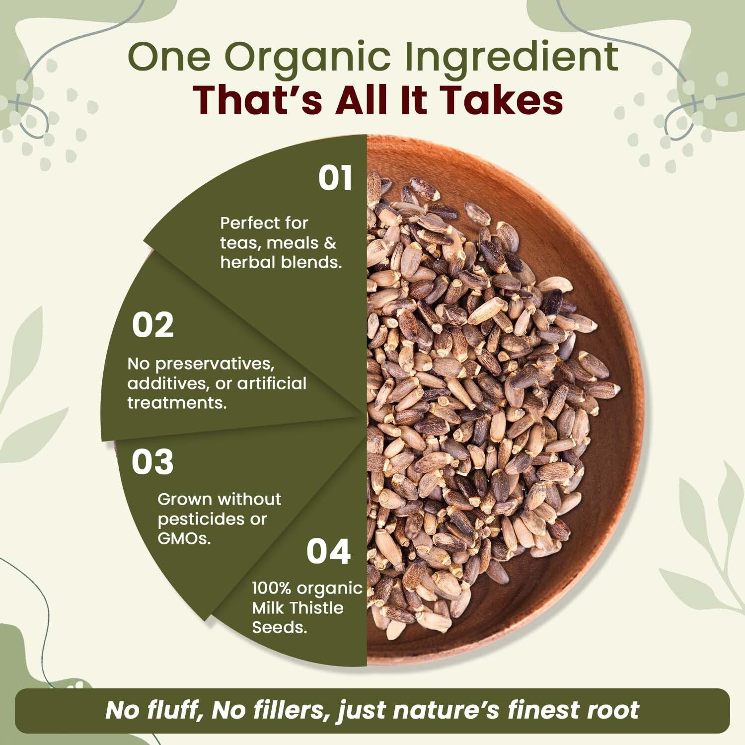 DIY tinctures with Organic Way Milk Thistle Seeds using clean ingredients.