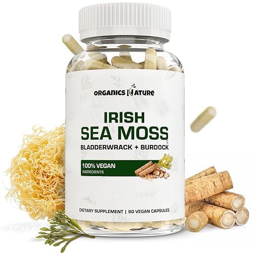 Organics Nature Irish Sea Moss bottle for daily mineral support